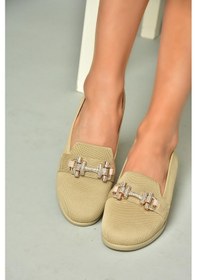 Resim Fox Shoes U820019857 Ten Triko Kadın Ayakkabı Ten-triko Ten Rengi 