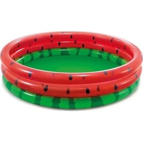 Resim Electronıc Outlet Yüzme Şişme Karpuz Havuzu Büyük Boy Aile Nk Çok Renkli 