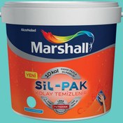 Resim Marshall 87GG 51/291 2,5 Litre Sil-Pak Kolay Temizlenir Silinebilir Su Bazlı İç Cephe Boyası (MARSHALL.5253659) 