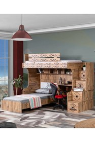 Resim Setay Ranza , Kaptan Ranza Karyola Masa 2 Adet Comfort Yatak 