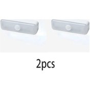 Resim Willowhaven Duvar Montajlı 2 Adet Beyaz Aydınlatma, Yatak Başı Manyetik Led Lamba Şarj Edilebilir 