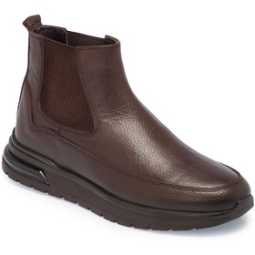 Resim Kahve Deri Erkek Casual Bot - E24K1BT57029-A42 