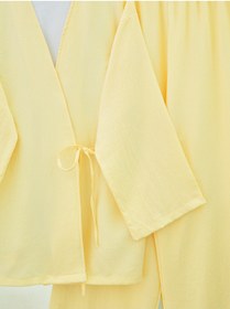 Resim bellura Önden Bağlamalı Kimono Takım 