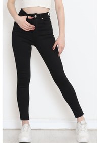 Resim Mokashopin - Dar Paça Kot Pantolon Siyah - 18232.1431. 001 