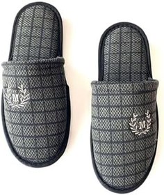 Resim Majhi Erkek Ev Terliği 2 Çift Çeyiz Terliği Kışlık Terlik Ses Yapmaz Hafif Taban Terlik 