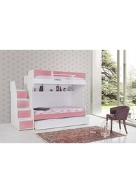 Resim Setaymobilya Ranza, Cesur Pembe Ranza +3 Adet Comfort Yatak - Setay Genç Odası 