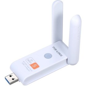 Resim Didadodo Çift Bantlı Kablosuz Usb Wifi Adaptörü - 300mbps 2.4ghz & 866mbps 5ghz, 2 Antenli, Yüksek Güvenlik, Tak & Kullan, Hızlı Kurulum 
