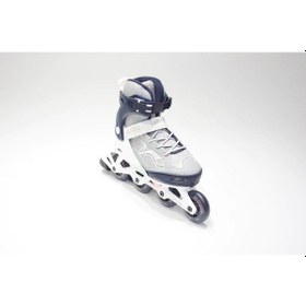 Resim Çocuk Paten Tek Frenli Siyah / Gri Fıt 3 Oxelo Meridyendukkan 