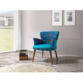 Resim Vistaso Concept Etnik Desen Berjer, Salon, Balkon (Turkuaz) 