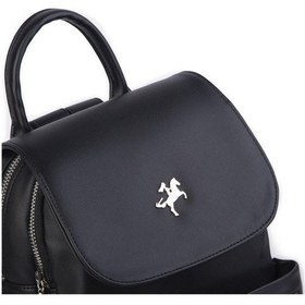 Resim Nas Bag Kadın Sırt Çantası Çift Gözlü Spor Çanta 23x26x14 Cm Siyah Dona Çok Renkli 