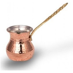 Resim Turna Bakır Eylül Cezve 1 No 2 Fincan Makine Dövme Kırmızı Turna 