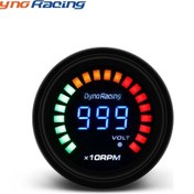Resim Araba Modifiye Takometre Led Ölçek + Dijital Ekran İki Bir Arada Yarış Özel Gösterge 12v Evrensel 1700 