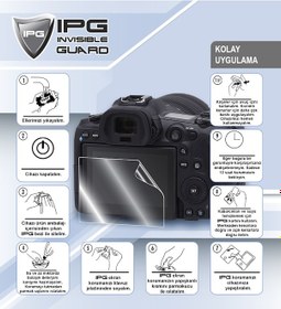 Resim Sony FX30 Digital Cinema Video Kamera ile uyumlu IPG Ekran Koruyucu (2 Adet) 