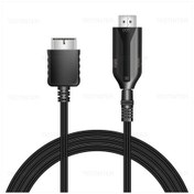 Resim Playstation 2'den Dönüştürücüye Hdmı Uyumlu Adaptör Hdtv Pc Full Hd Kablo İçin Black 