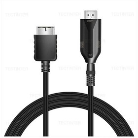 Resim Playstation 2'den Dönüştürücüye Hdmı Uyumlu Adaptör Hdtv Pc Full Hd Kablo İçin Black 