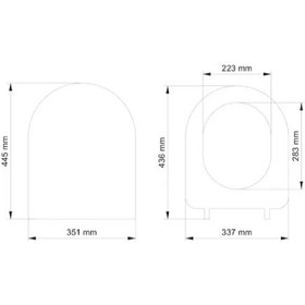 Resim Toprakbanyo Mimoza Yavaş Kapanan Klozet Kapağı 