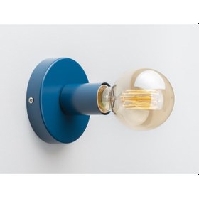 Resim Riolight Retro1,vintage1,modern1,rustik Mavi 1xe27 Duylu Metal Duvar Aplik Diğer 