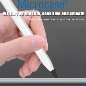 Resim Microcase Apple Pencil 1 2 Stylus Kalem Ucu Koruyucu 8in1 Set Siyah 