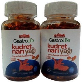 Resim Arı Damlası Gastro Life Kudret Narı Yağı Takviye Edici Gıda 1240 MG 2 x 100 Softjel 