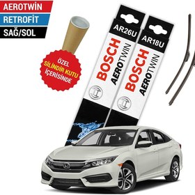 Resim Honda Civic Silecek 2017-2021 Fc5 Bosch Aerotwin Retrofit 