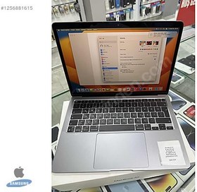 Resim İkinci El 7/24 ADRESE TESLİM MacBook Air M1 2021 8/256GB PİL DÖNGÜ 35 