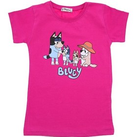 Resim Crassi Kız Çocuk T-shirt 00329 Fuşya 