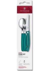 Resim Victorinox 6.7194.3fc1 Swiss Classic 3lü Piknik Seti - Yeşil Renkli 
