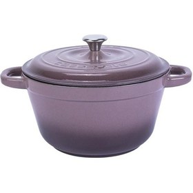 Resim Lava Döküm Yuvarlak Tencere Döküm Demir Kapak New Heritage Serisi Çap(Ø)24cm. 