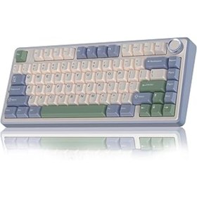 Resim Genel Markalar Aula F75 Mekanik Rgb Tkl Reaper Switch Kablosuz Makrolu Hot Swap Klavye Pastel 