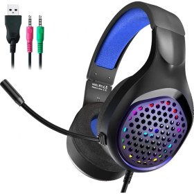Resim Uravas Store Xmowi R1 Gaming Mikrofonlu Rgb Oyuncu Kulaklığı Pc- Dizüstü ve PS4-(5775) 