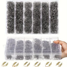Resim 600/1200 adet/set Güvenilir Kalite Kaynak Zımbaları, Plastik Kaynak için Bumper Kaynak Teli, Depolama Kutusu ile Sıcak Zımba, 0, 6mm & 0, 8mm Araba Tamponu, Gösterge Paneli, Lamba Tutucu ve Günlük Plastik Onarımlar için Kaynak Kiti, Pil Olmadan 