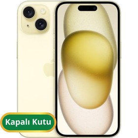 Resim Apple iPhone 15 YD Sıfır Kapalı Kutu | 128 GB Sarı 