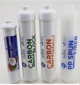 Resim Damlalife Nsf Li 12" Su Arıtma Filtre Inline 4Lü Filtre Seti 