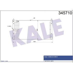 Resim Kale Oto Radyatör 345710 Radyatör Klima Accord 2.0 2.2 90-94 Kurutucu Ile 80100-sm1-a23 