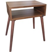 Resim e-decor Ceviz Çekmecesiz Retro Komodin 