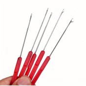 Resim 2/4 adet Plastik Boncuk Takma Aleti, Süper Keskin, İnce İğne, DIY El Yapımı Dekorasyon, Ayakkabı ve Şapka Dokuma, Boncuk Malzemeleri 