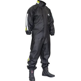 Resim Motoanl Reflektörlü Özel Kesim 0,40MM Kalın Yağmurluk Takım Su Geçirmez Pvc Yağmurluk Air Ventilation 