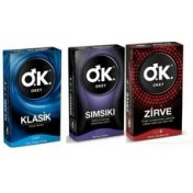 Resim Okey Prezervatif Klasik 10 Lu + Sımsıkı 10 Lu + Zirve 10 Lu 