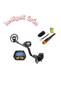 Resim Md 3028 Altın Metal Dedektörü - Md 720 Pointer Hediye 
