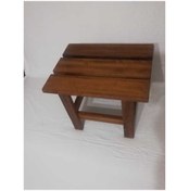 Resim Iroko Tabure Ağaç Tabure Iroko Oturak Ağaç Oturak 