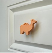 Resim Pomerol Turuncu Deve Dolap Kulpu - Çocuk Odası, Mutfak Ve Banyo İçin Eğlenceli Mobilya Kulp, Kulpd 