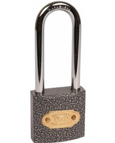 Resim Kupa Uzun Kanca Gri Asma Kilit 38 Mm. - 3 Anahtarlı 