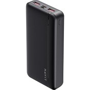 Resim PB92 20.000 mAh Hızlı Şarj 22.5 W QC3.0 USB + Type-C Siyah Powerbank Havit