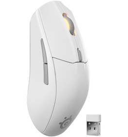Resim Steelseries Rival 3 Wireless Gen 2 Gaming Mouse - 2.4ghz Ve Bluetooth Bağlantı - Beyaz Rival 3 