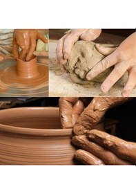 Resim 1000 Gr. Kil Hamuru. Kahverengi. Modelleme Çamuru. Seramik. Doğal 