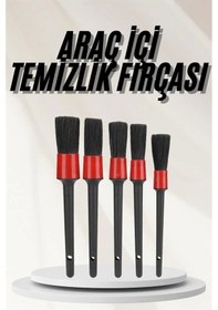 Resim Araç İçi Led Aksesuar 5 Farklı Detaylı Araba Temizlik Fırçası Oto Temizleme Fırçası 