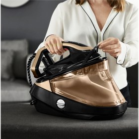 Resim Tefal Pro Express Vision Buhar Kazanlı Ütü 3000 Watt Siyah-Kahverengi Otomatik Kapanma Özelliğiyle 