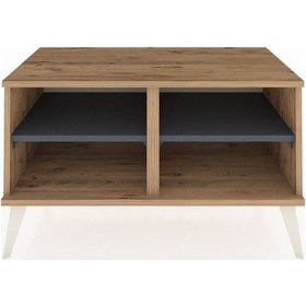 Resim Hyperion Şifonyer 2 Raflı 88x44x48 Çam-çam/antrasit Çam/antrasit 