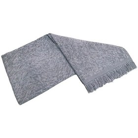 Resim Pamuklu Kaymaz Ebruli Koltuk-çekyat Örtüsüü 15 Renk - Gri Gri 