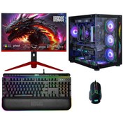 Resim Dragos DRx6153 i7 12700F 16GB 1TB M.2 NVMe SSD 8GB RTX4060 27 İnç 240Hz Curved Monitör Oyuncu Bilgisayarı 